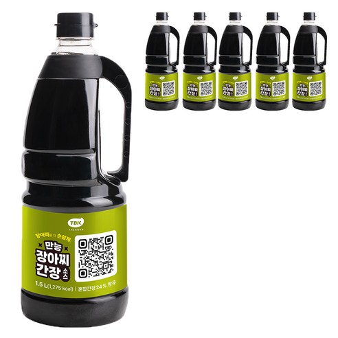 TBK 만능장아찌간장소스, 1.5L, 6개