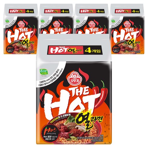 오뚜기 더핫 열라면 120g