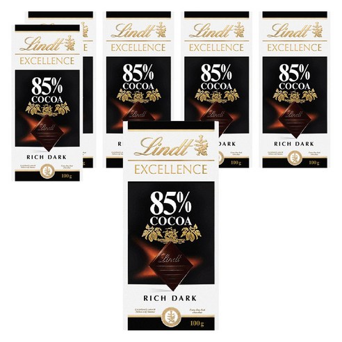 린트 엑설런스 85% 코코아 다크 초콜릿, 100g, 6개