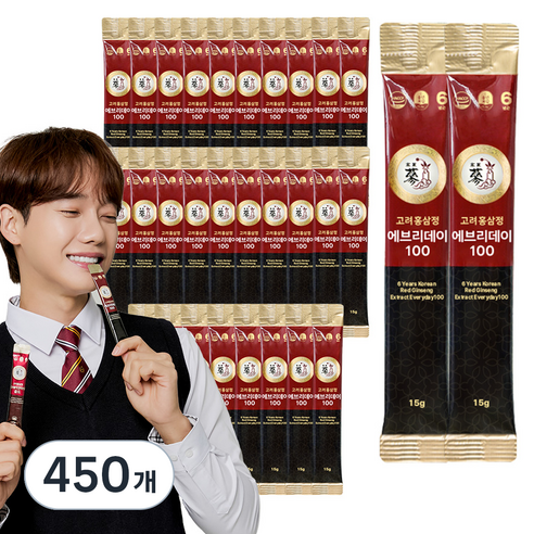 풍년보감 6년근 고려홍삼정 에브리데이100, 15g, 450개