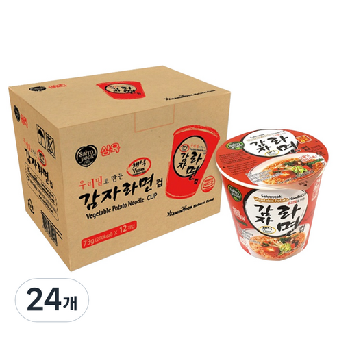 삼육 우리밀 감자라면 컵 73g