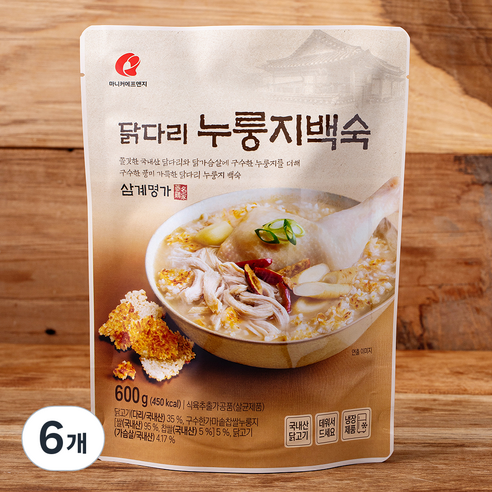 [로켓프레시] 마니커에프앤지 닭다리 누룽지백숙