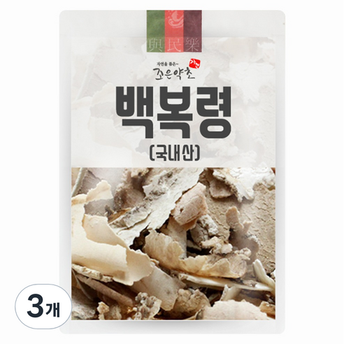 조은약초 프리미엄 백복령, 200g, 3개