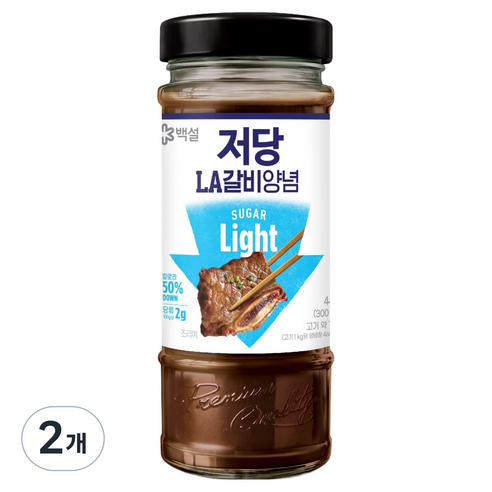 백설 저당 LA갈비 양념