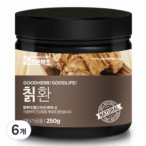 조은약초 프리미엄 칡환, 6개, 250g