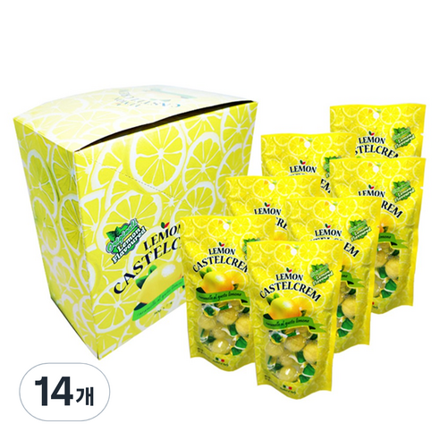 포지타노 카스텔크램 레몬 캔디, 50g, 14개