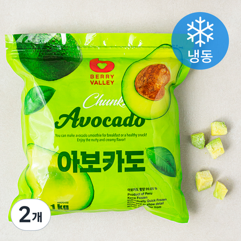 [로켓프레시] 베리밸리 아보카도 (냉동)