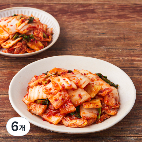 [로켓프레시] 콕집어콕 콕 무맛김치, 1kg, 6개