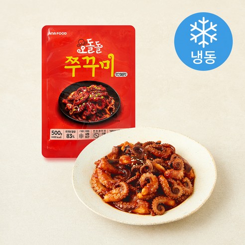 [로켓프레시] 오돌돌쭈꾸미 약간 매운맛 (냉동)
