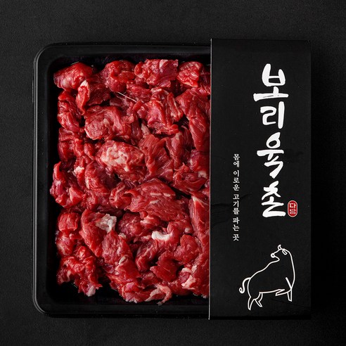 [로켓프레시] 보리육촌 국내산 소고기 정육 세절 국거리용 (냉장), 1개, 300g