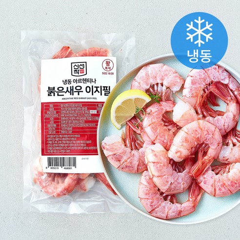 [로켓프레시] 신선작 아르헨티나산 붉은새우 이지필 왕특대 (냉동), 1개, 200g
