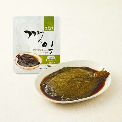 [로켓프레시] 산들메 깻잎절임, 150g, 1개