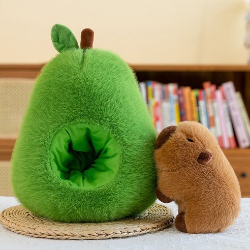 카피바라 인형, 35cm, 아보카도, 1개