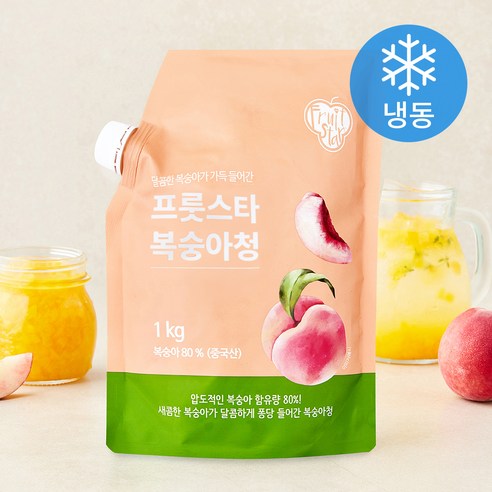 [로켓프레시] 프룻스타 복숭아청 (냉동)