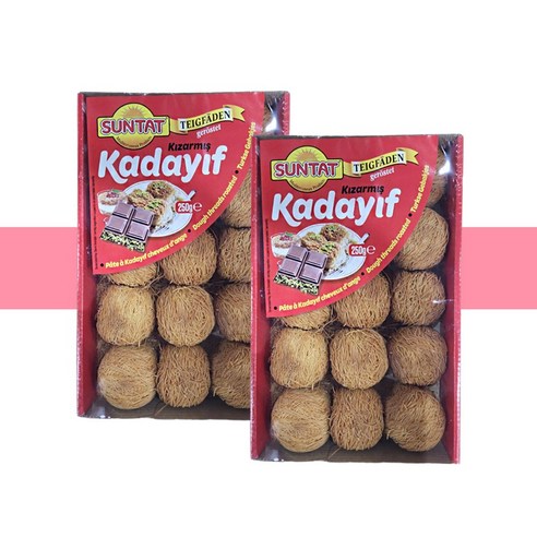 볶은 카다이프 면 500g 구운 터키 두바이 초콜릿 만들기 재료 피스타치오, 1개, 500g
