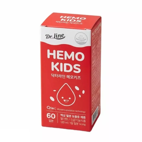 닥터라인 헤모키즈 아기철분제 딸기맛 60일분 120ml