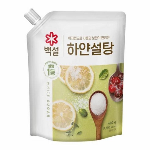 CJ 백설 하얀설탕, 400g, 16개