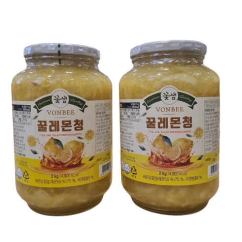 [코스트코] 본비 레몬청 2kg x 2병 / 꿀레몬청 레몬차