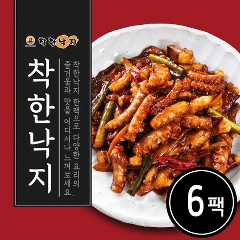 기타 착한낙지 135g x 6팩+비법소스 6팩