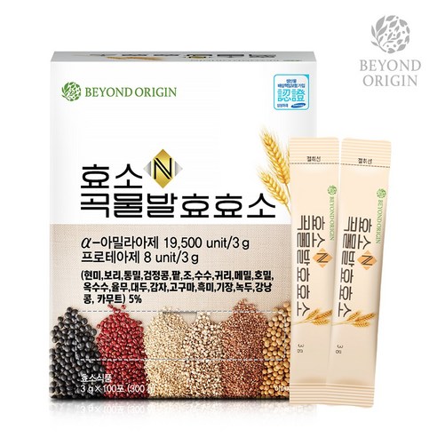 [슈퍼HOT][비욘드오리진] 효소N 곡물발효효소 (3gx100포)