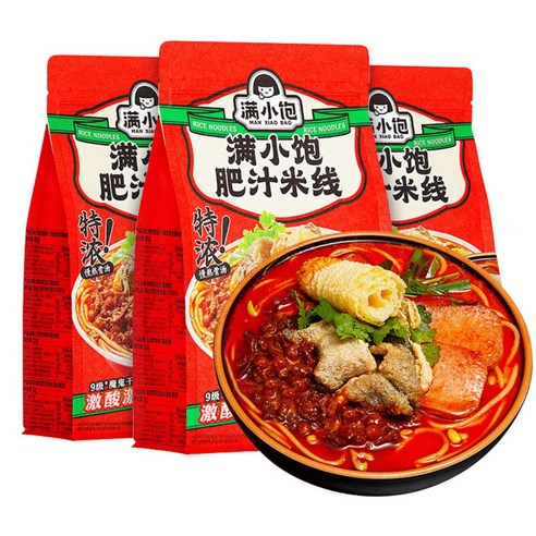 빅판다 중국식품 기름진 쌀국수 꿔쵸미쌘 즉식 마라 쌀국수 310g
