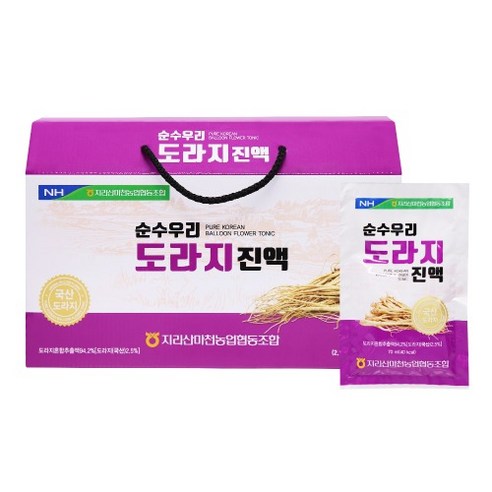 농협 도라지진액 국산 도라지 추출액 홍삼 도라지차 환절기 건강차, 70ml, 1개, 2.1L