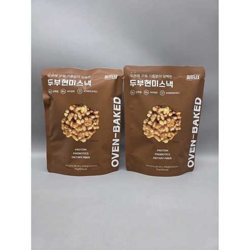 것플렉스 두부현미스낵, 70g, 2개
