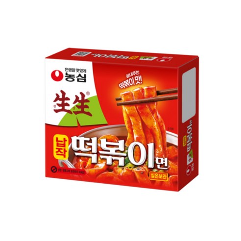 농심 생생 납작떡볶이면