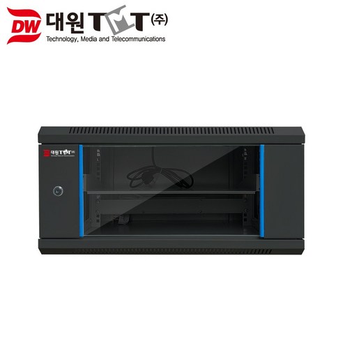 19인치 통신 허브랙 케이스 높이 300 깊이 450 넓이 600 블랙
