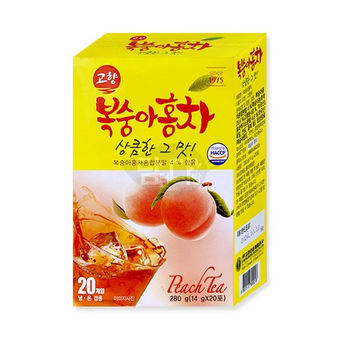 고향 복숭아홍차 20스틱, 14g, 20개입, 1개