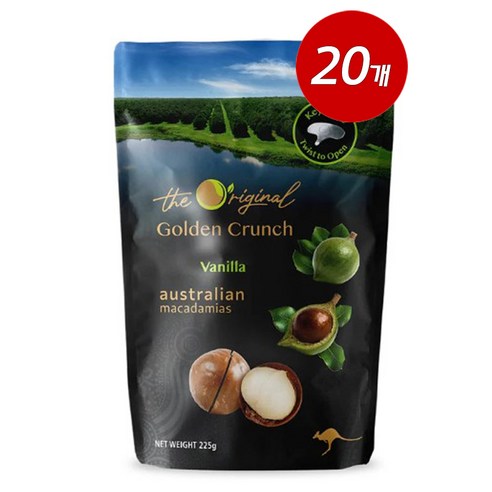호주 마카다미아 해피넛 225g 바닐라 20개 해피너트 통마카다미아 이시영
