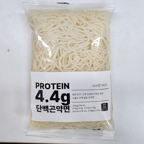 아이엠그라운드 발효 단백곤약면 단백질4.4g 식이섬유 함유 혈당관리 다이어트 200g