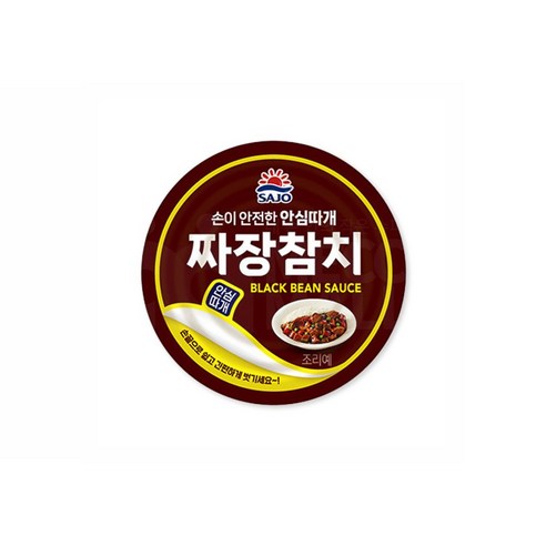 사조 짜장참치, 5개, 100g