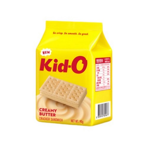 키드오 크리미버터 크래커 샌드위치, 90g, 24개