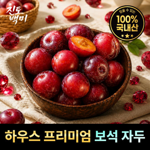 [하우스 최상품] 자두 2026 햇자두 보석자두 산지직송 피자두 백화점납품