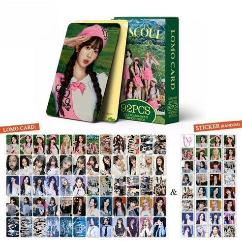 아이브 IVE 2025 신상 포토카드 포카 비공굿 도무송 다꾸, Scout, 1개