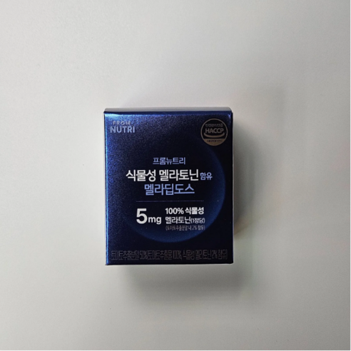 티에프티 tft 빙그레 프롬뉴트리 멜라딥도스 미국 식물성 멜라토닌 30정
