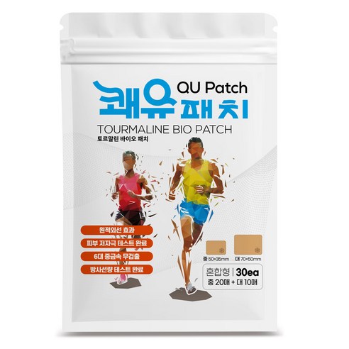 쾌유패치 근육 관절 통증 혼합형, 1개, 30매