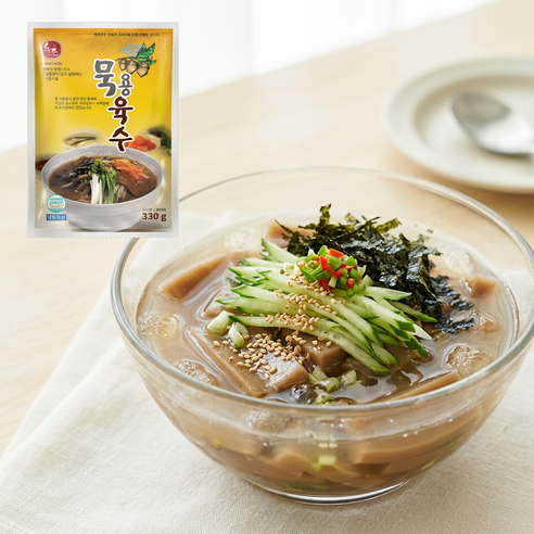 묵용육수 330g 10팩 (냉동육수 묵밥 육수 목사발 냉국 육수 간편식), 10개, 330g