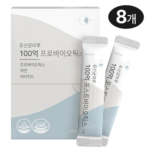 유산균 100억 보장 프로바이오틱스 2g x 30포 닥터마루, 60g, 8박스
