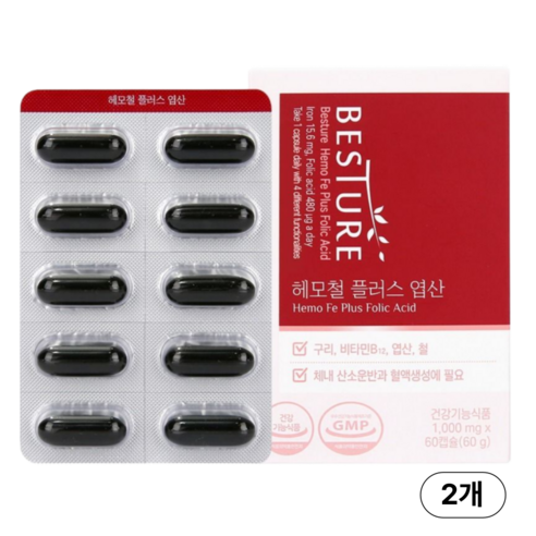 베스처 헤모철 플러스 엽산 철분