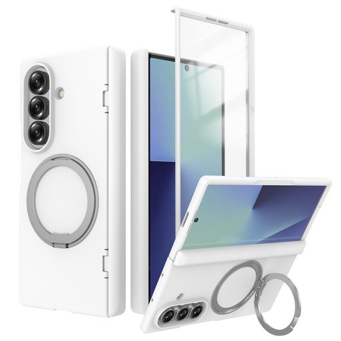 YINUO 갤럭시 Z 폴드 6 7 오토 힌지 가드 magsafe 360도 각도 조절이 거치대 케이스