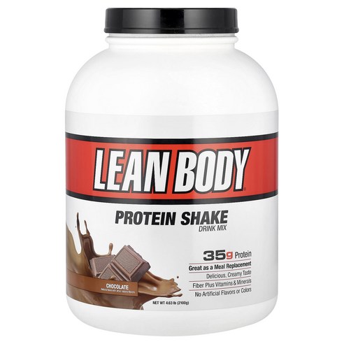 라브라다 뉴트리션 Lean Body 식사 대용 프로틴 셰이크 초콜릿 맛 2100g, 2.1kg, 1개