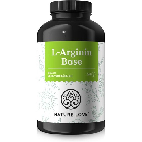 Nature Love 비건 고용량 시트룰린 L아르기닌 365정