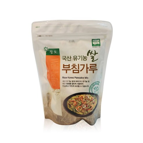 친환경 마음밭 국내산 유기농 가공식품 쌀부침가루