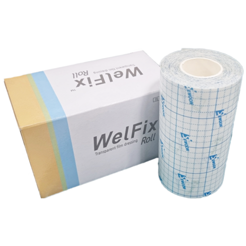 웰픽스롤(10cmx10m)/슈퍼픽스 아쿠아(10*10)택 1/welfixRoll/투명반창고/Transparent/드레싱/병원/롤반창고, 1개