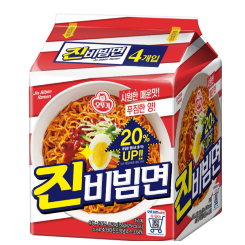 오뚜기 진비빔면 156g