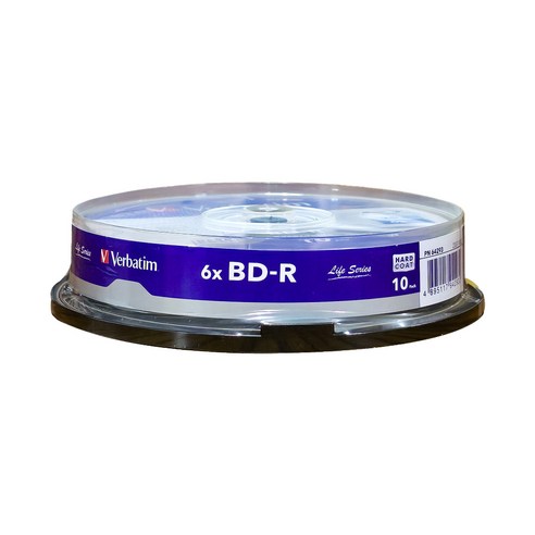 [버바팀] BD-R, 6배속, 25GB, [케익통]