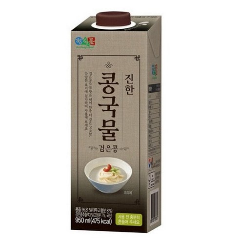 정식품 진한 콩국물 검은콩, 950ml