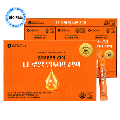 HnF 더로얄 알부민진액 97% 프랑스산 알부민 특허 발효녹용 식약처인증 HACCP, 1개, 30